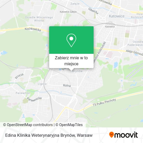 Mapa Edina Klinika Weterynaryjna Brynów