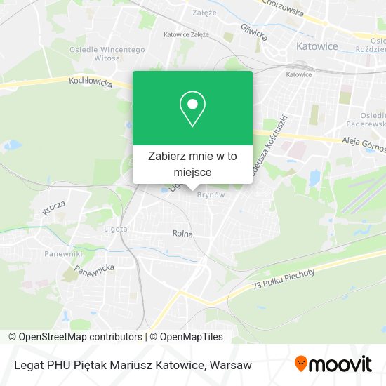 Mapa Legat PHU Piętak Mariusz Katowice