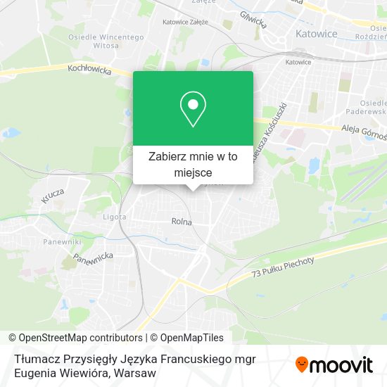 Mapa Tłumacz Przysięgły Języka Francuskiego mgr Eugenia Wiewióra