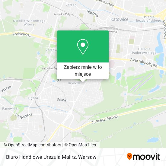 Mapa Biuro Handlowe Urszula Malirz