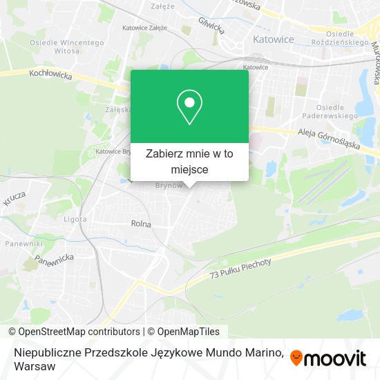 Mapa Niepubliczne Przedszkole Językowe Mundo Marino