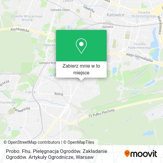 Mapa Probo. Fhu. Pielęgnacja Ogrodów. Zakładanie Ogrodów. Artykuły Ogrodnicze