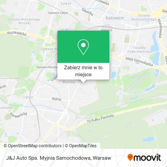 Mapa J&J Auto Spa. Myjnia Samochodowa