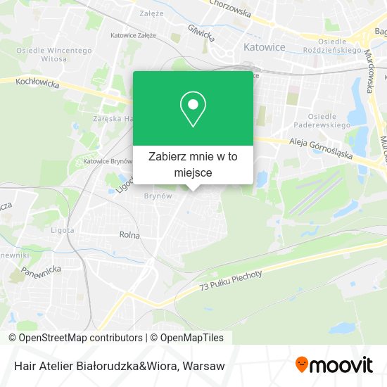 Mapa Hair Atelier Białorudzka&Wiora