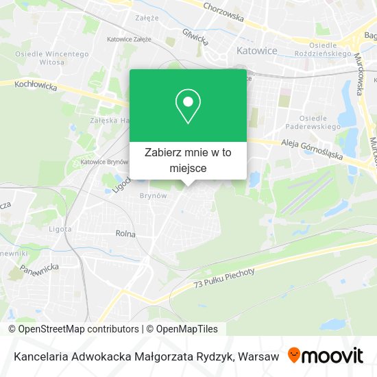 Mapa Kancelaria Adwokacka Małgorzata Rydzyk