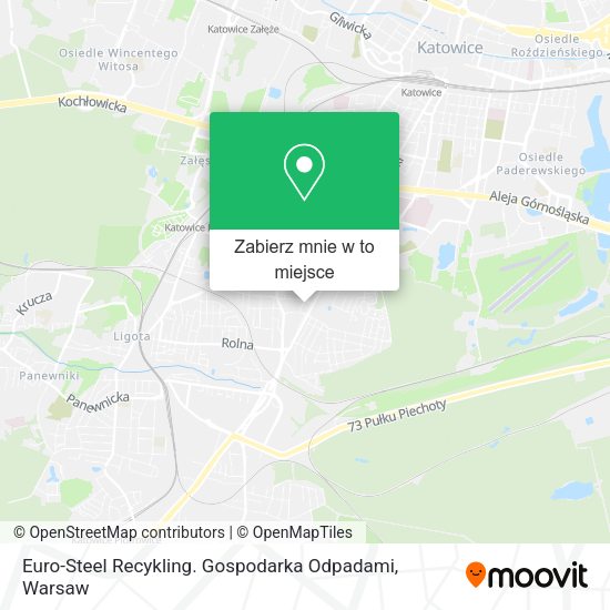 Mapa Euro-Steel Recykling. Gospodarka Odpadami