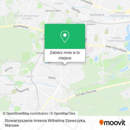 Mapa Stowarzyszenie Imienia Wilhelma Szewczyka