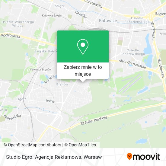 Mapa Studio Egro. Agencja Reklamowa