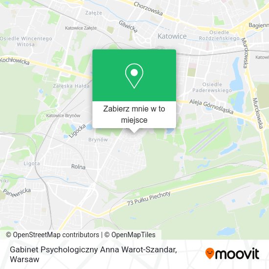 Mapa Gabinet Psychologiczny Anna Warot-Szandar