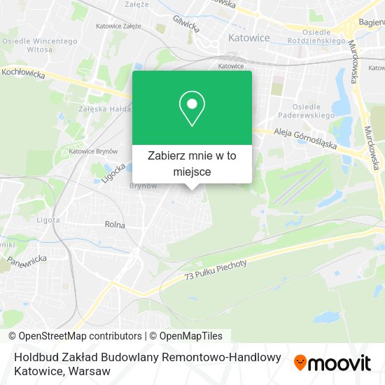 Mapa Holdbud Zakład Budowlany Remontowo-Handlowy Katowice