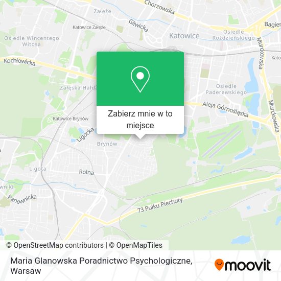 Mapa Maria Glanowska Poradnictwo Psychologiczne