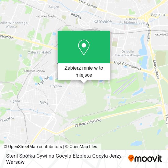 Mapa Steril Spółka Cywilna Gocyla Elżbieta Gocyla Jerzy