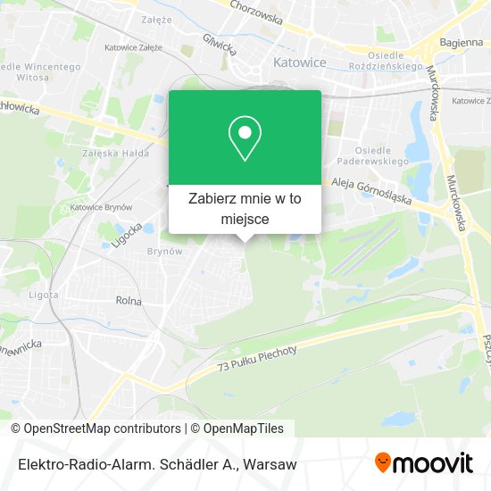 Mapa Elektro-Radio-Alarm. Schädler A.