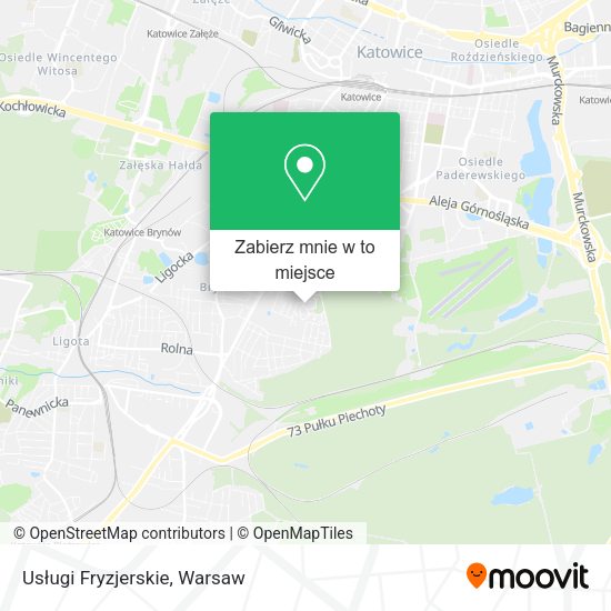 Mapa Usługi Fryzjerskie