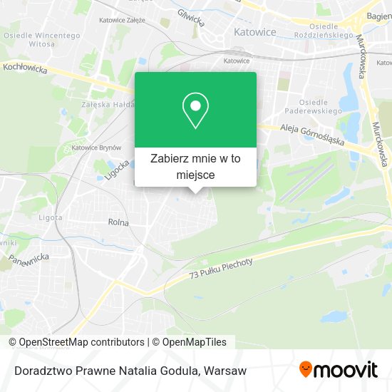 Mapa Doradztwo Prawne Natalia Godula