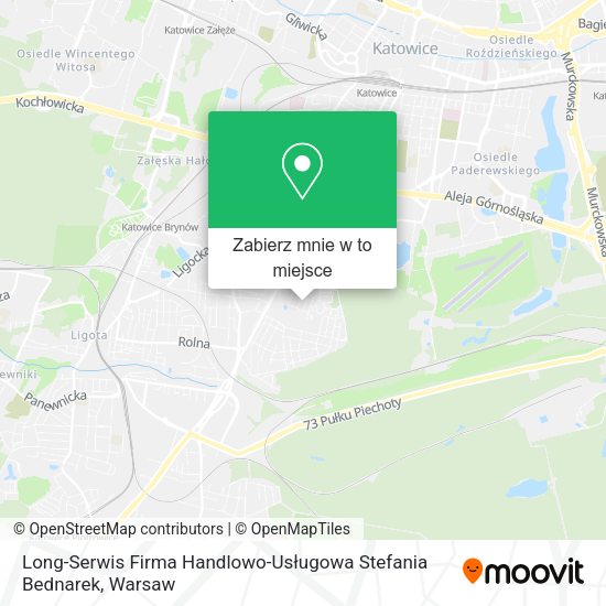 Mapa Long-Serwis Firma Handlowo-Usługowa Stefania Bednarek