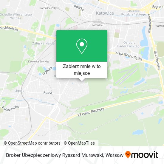 Mapa Broker Ubezpieczeniowy Ryszard Murawski