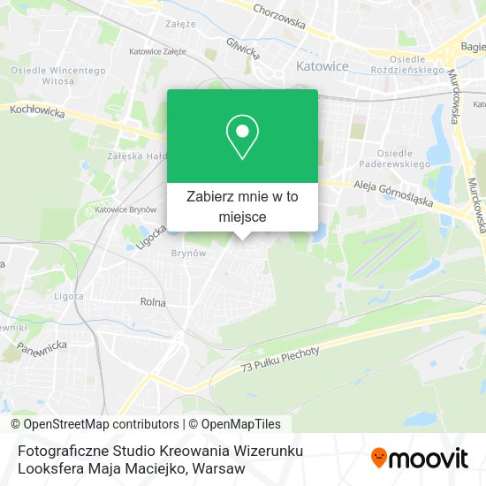 Mapa Fotograficzne Studio Kreowania Wizerunku Looksfera Maja Maciejko