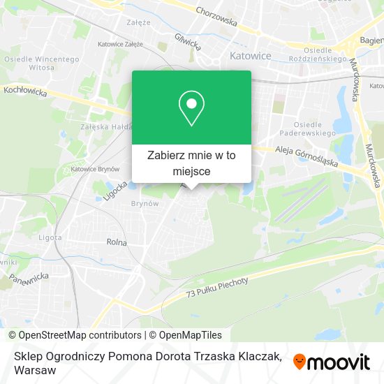 Mapa Sklep Ogrodniczy Pomona Dorota Trzaska Klaczak