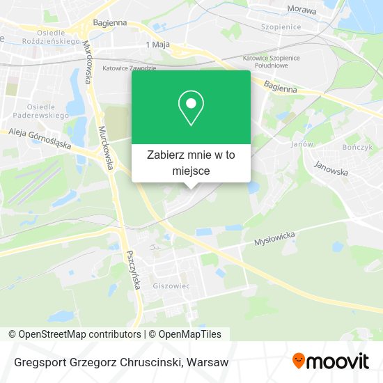 Mapa Gregsport Grzegorz Chruscinski