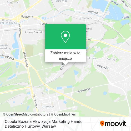 Mapa Cebula Bożena Akwizycja Marketing Handel Detaliczno Hurtowy