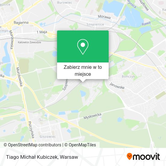 Mapa Tiago Michał Kubiczek