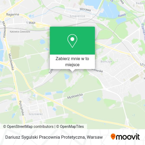 Mapa Dariusz Sygulski Pracownia Protetyczna