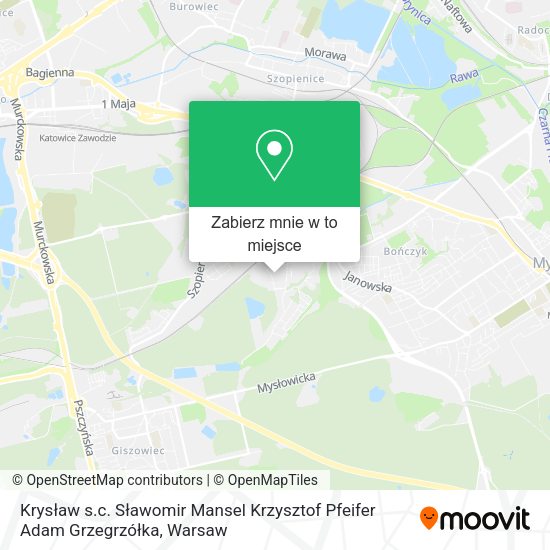 Mapa Krysław s.c. Sławomir Mansel Krzysztof Pfeifer Adam Grzegrzółka