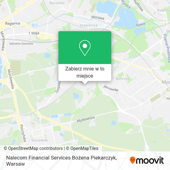 Mapa Nalecom Financial Services Bożena Piekarczyk