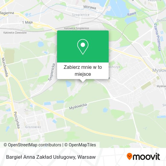 Mapa Bargieł Anna Zakład Usługowy