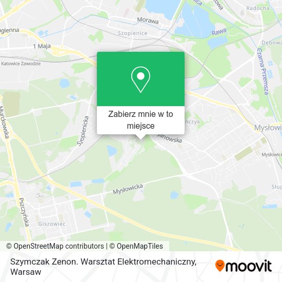 Mapa Szymczak Zenon. Warsztat Elektromechaniczny