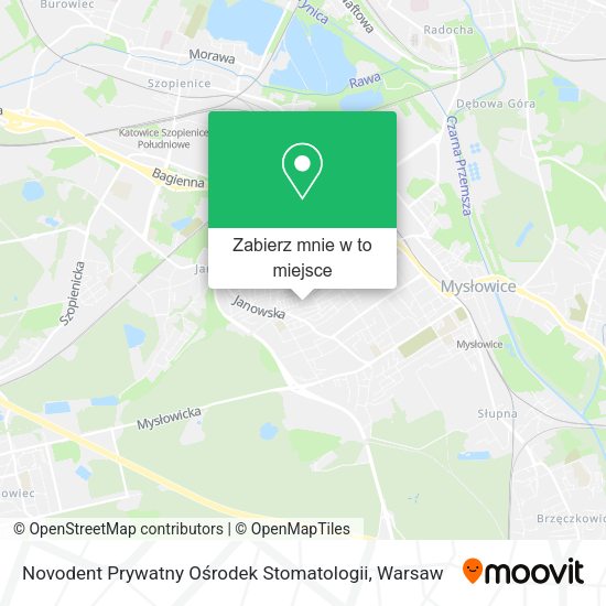 Mapa Novodent Prywatny Ośrodek Stomatologii