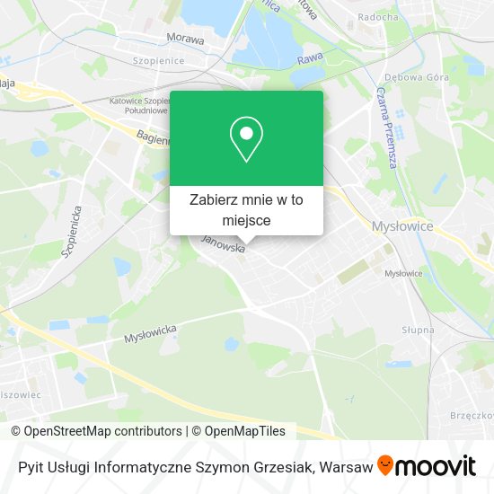 Mapa Pyit Usługi Informatyczne Szymon Grzesiak