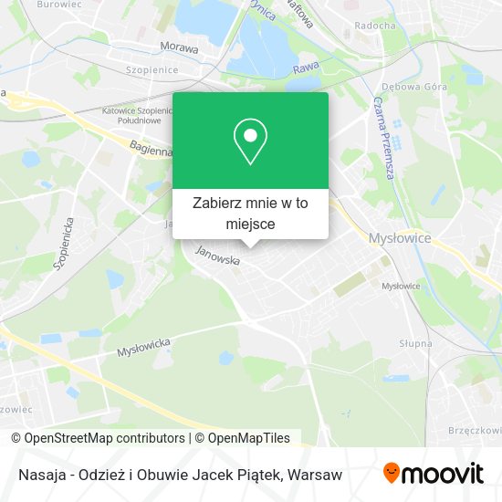 Mapa Nasaja - Odzież i Obuwie Jacek Piątek