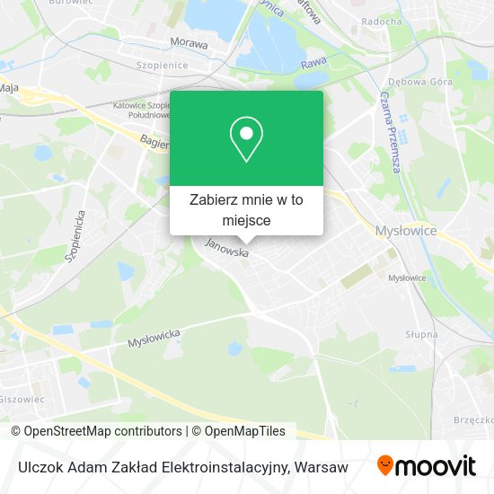 Mapa Ulczok Adam Zakład Elektroinstalacyjny