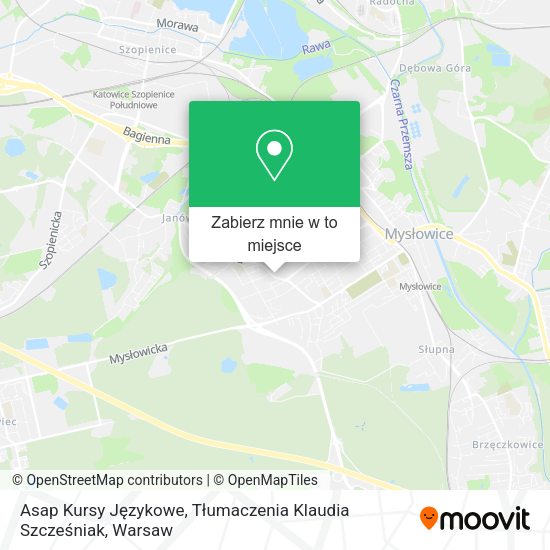 Mapa Asap Kursy Językowe, Tłumaczenia Klaudia Szcześniak