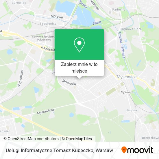 Mapa Usługi Informatyczne Tomasz Kubeczko