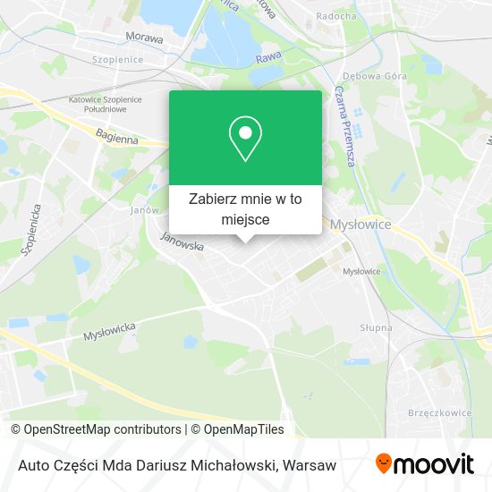 Mapa Auto Części Mda Dariusz Michałowski