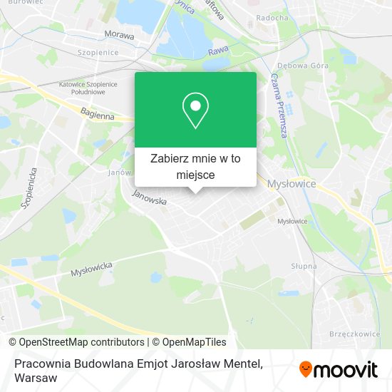 Mapa Pracownia Budowlana Emjot Jarosław Mentel