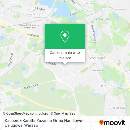 Mapa Kacperek-Karetta Zuzanna Firma Handlowo-Usługowa