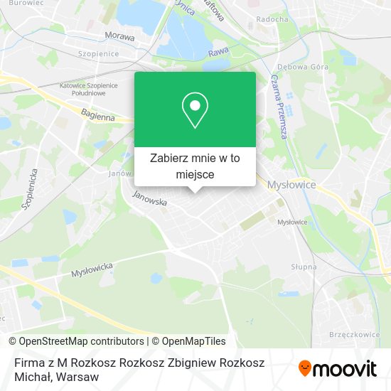 Mapa Firma z M Rozkosz Rozkosz Zbigniew Rozkosz Michał