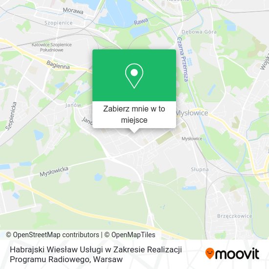 Mapa Habrajski Wiesław Usługi w Zakresie Realizacji Programu Radiowego