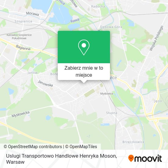 Mapa Uslugi Transportowo Handlowe Henryka Moson