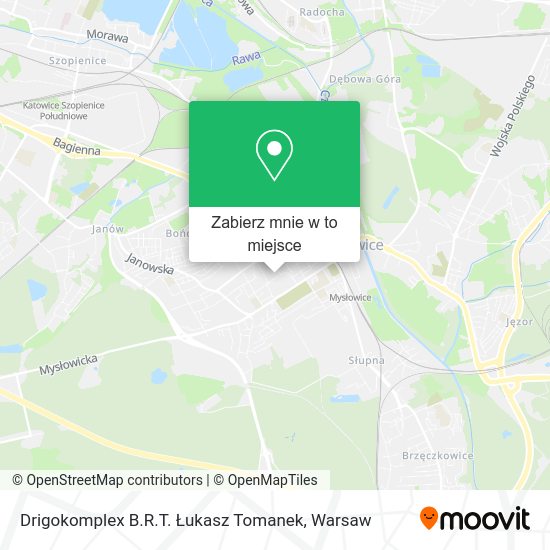 Mapa Drigokomplex B.R.T. Łukasz Tomanek