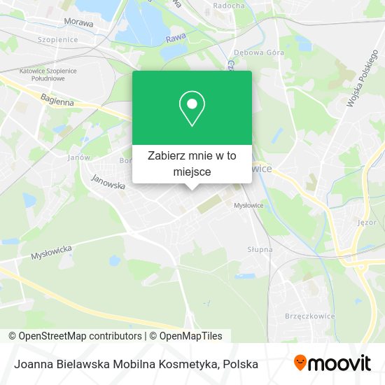 Mapa Joanna Bielawska Mobilna Kosmetyka