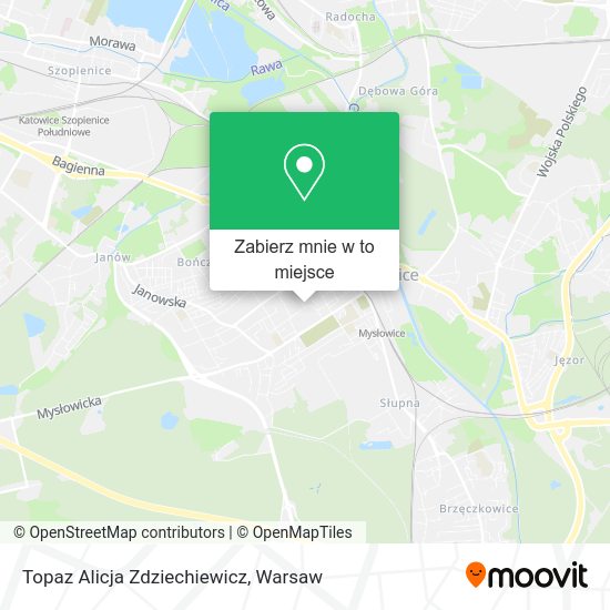 Mapa Topaz Alicja Zdziechiewicz