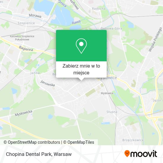 Mapa Chopina Dental Park