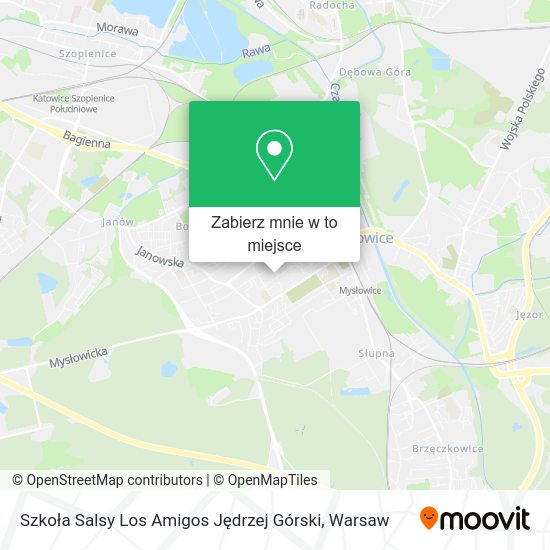 Mapa Szkoła Salsy Los Amigos Jędrzej Górski