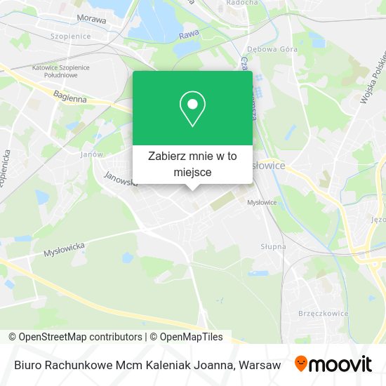 Mapa Biuro Rachunkowe Mcm Kaleniak Joanna