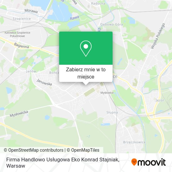 Mapa Firma Handlowo Usługowa Eko Konrad Stajniak